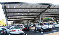 Solar PV Sunshade For Parking Lots